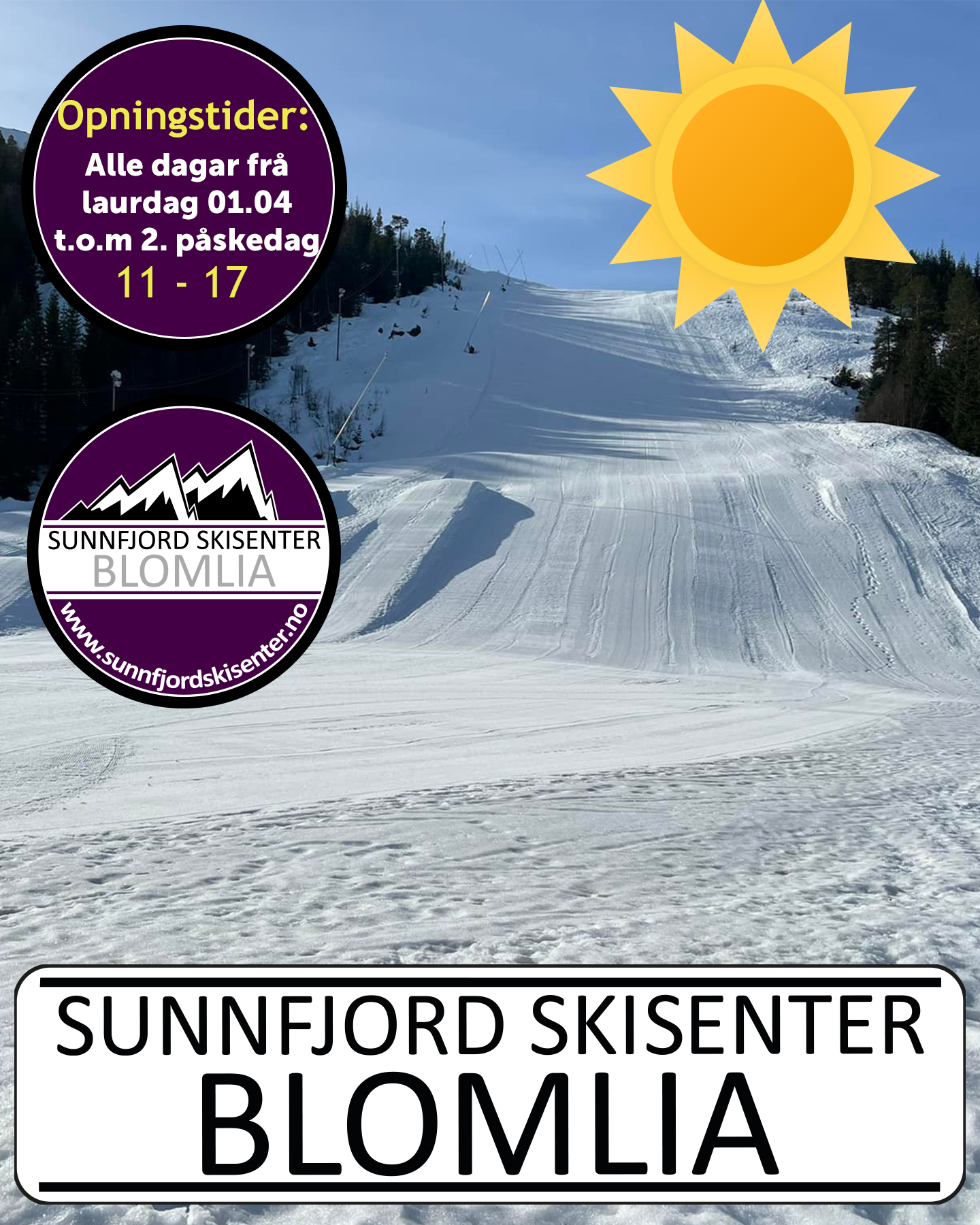 Velkommen til påskekøyring i Blomlia