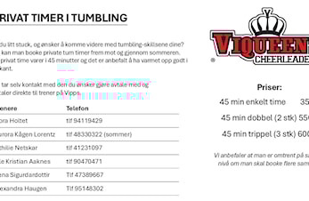 Privat timer i turn