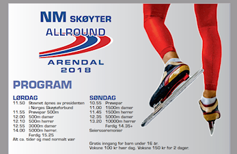 Praktisk info NM allround