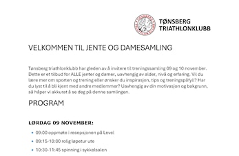Treningssamling for Damer