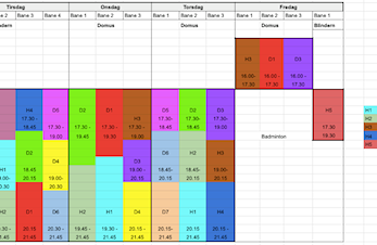 Nye treningstider for sesongen 19/20 // New training schedule for the season 19/20