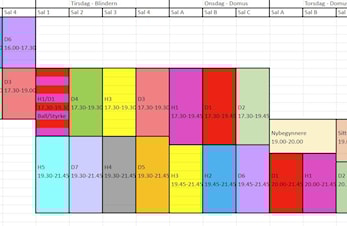 Treningstider sesongen 23/24 // Training times for 23/24 season