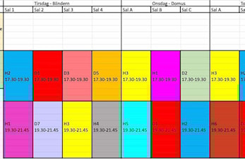 De faste treningstidene er satt! // The practice times are set!