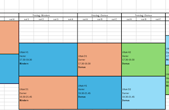 Dette er tidene for uttak! / Here is the tryout schedule!