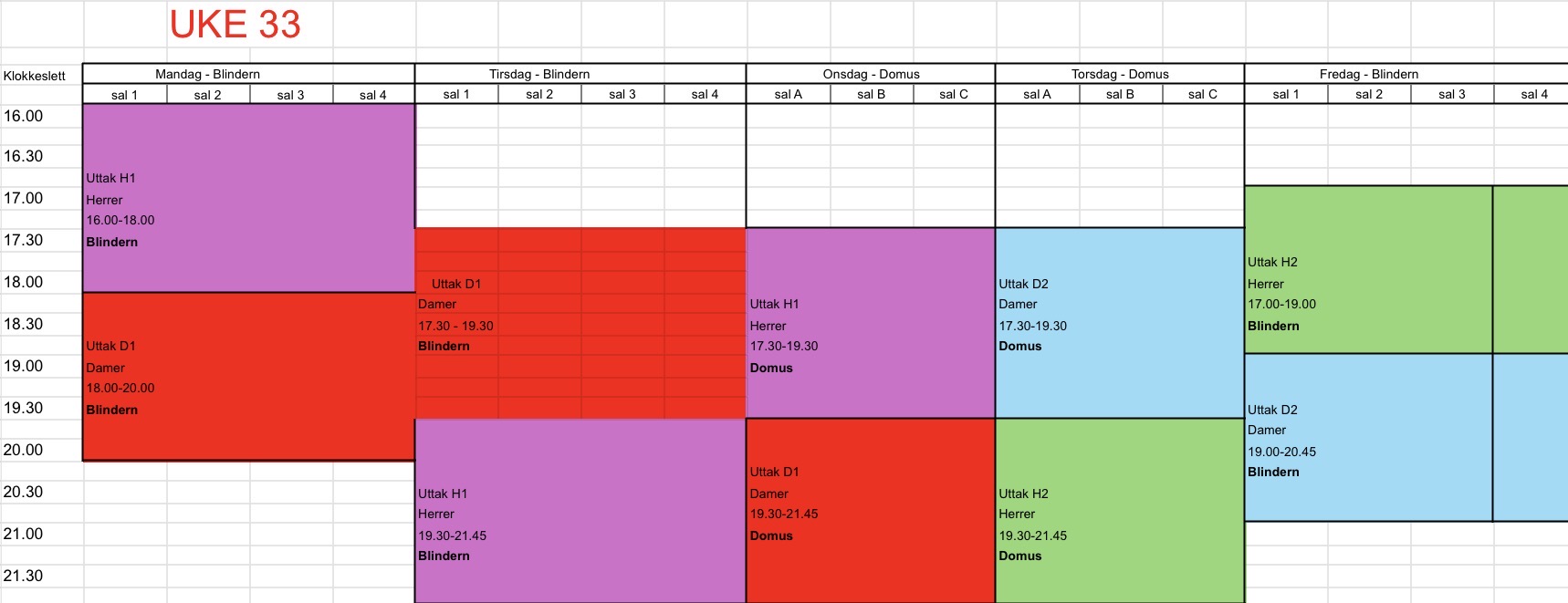 Dette er tidene for uttak sesongen 26/27! / Here is the tryout schedule season 26/27!