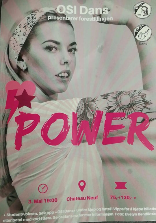 Husk danseshow 3. mai