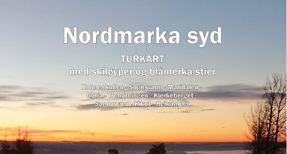 Ny utgave av turkart over Nordmarka Syd