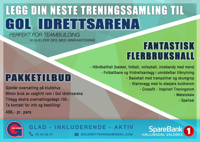 Treningssamling på Gol?