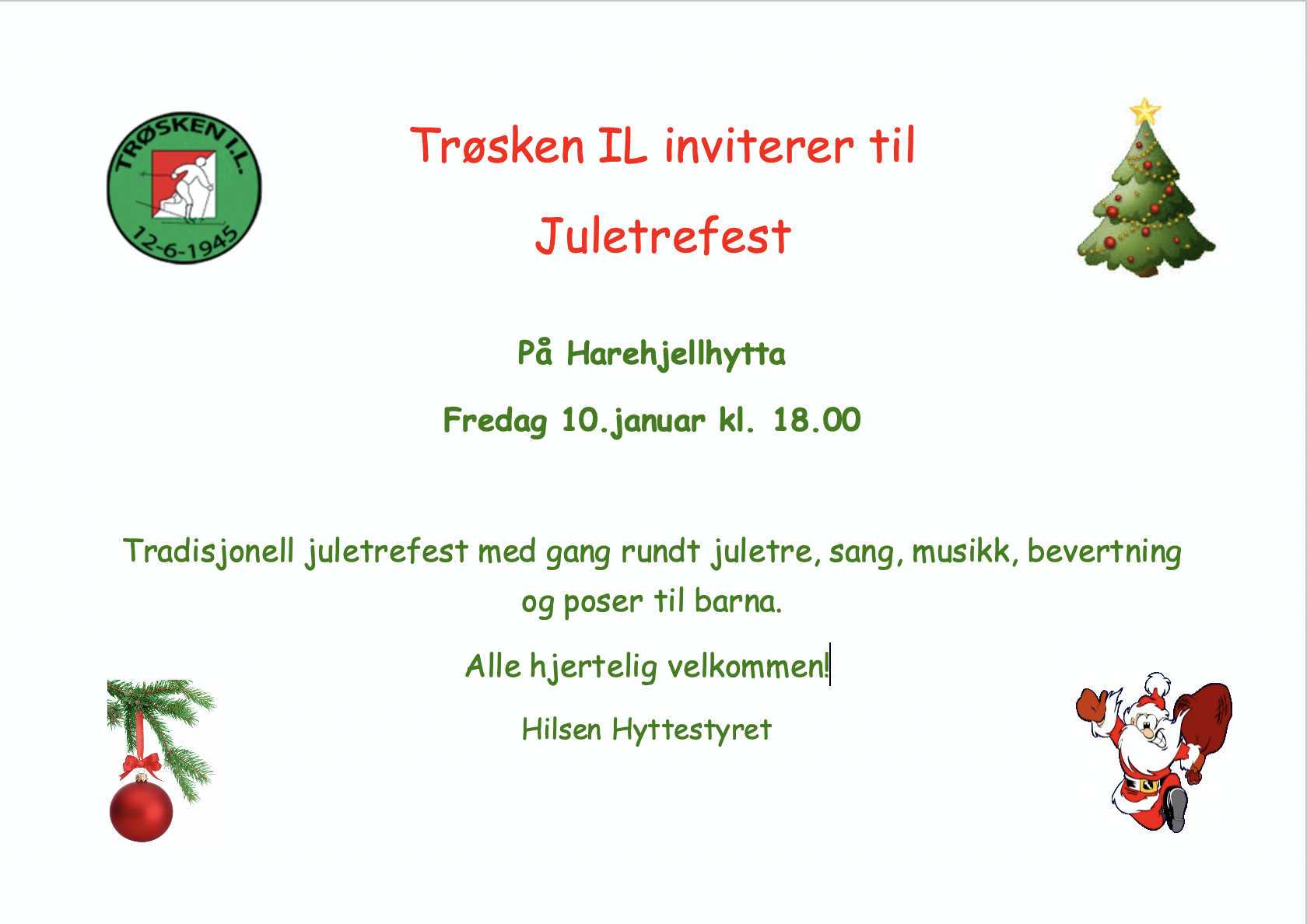 Juletrefest...