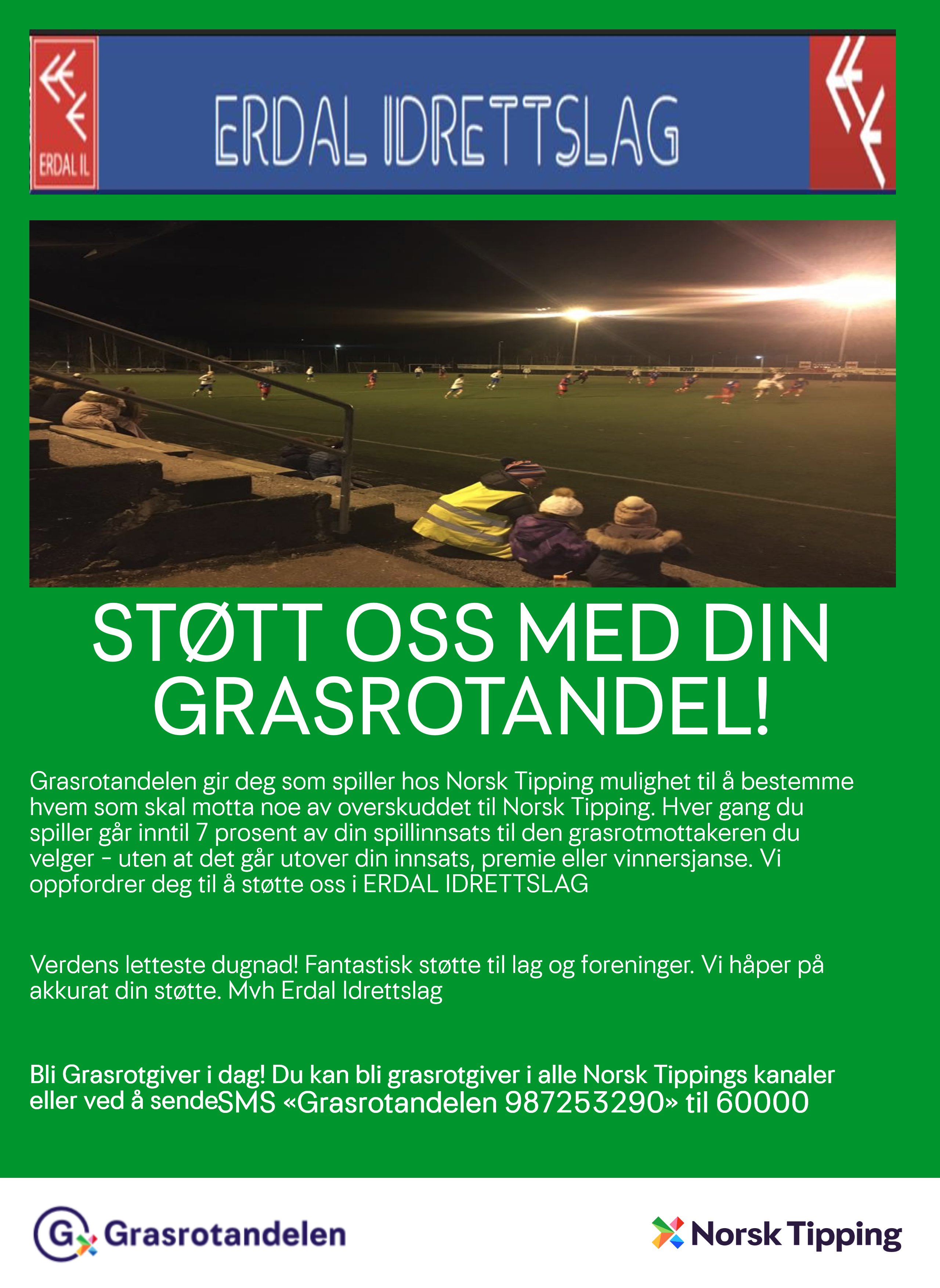 Støtt oss med grasrotandelen