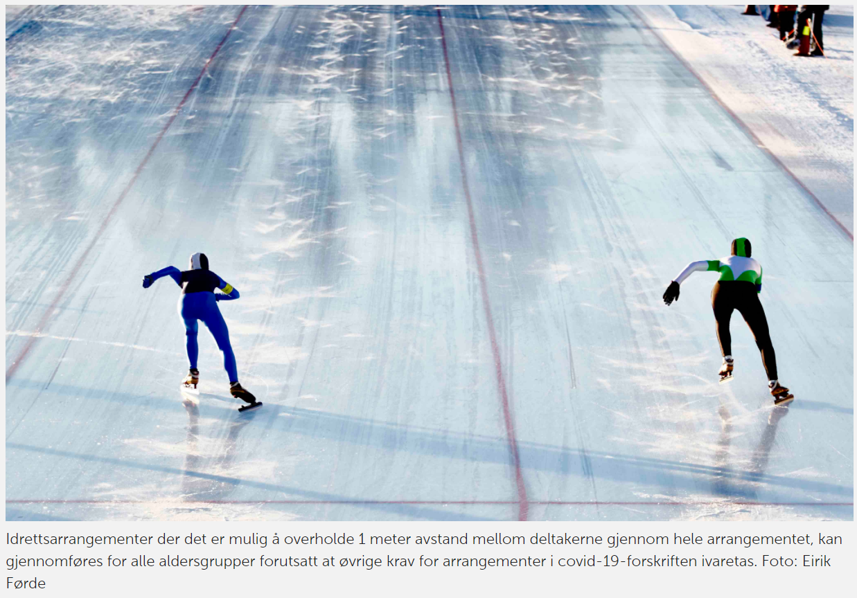 Nye oppdateringer i smittevernveilederen for idrett