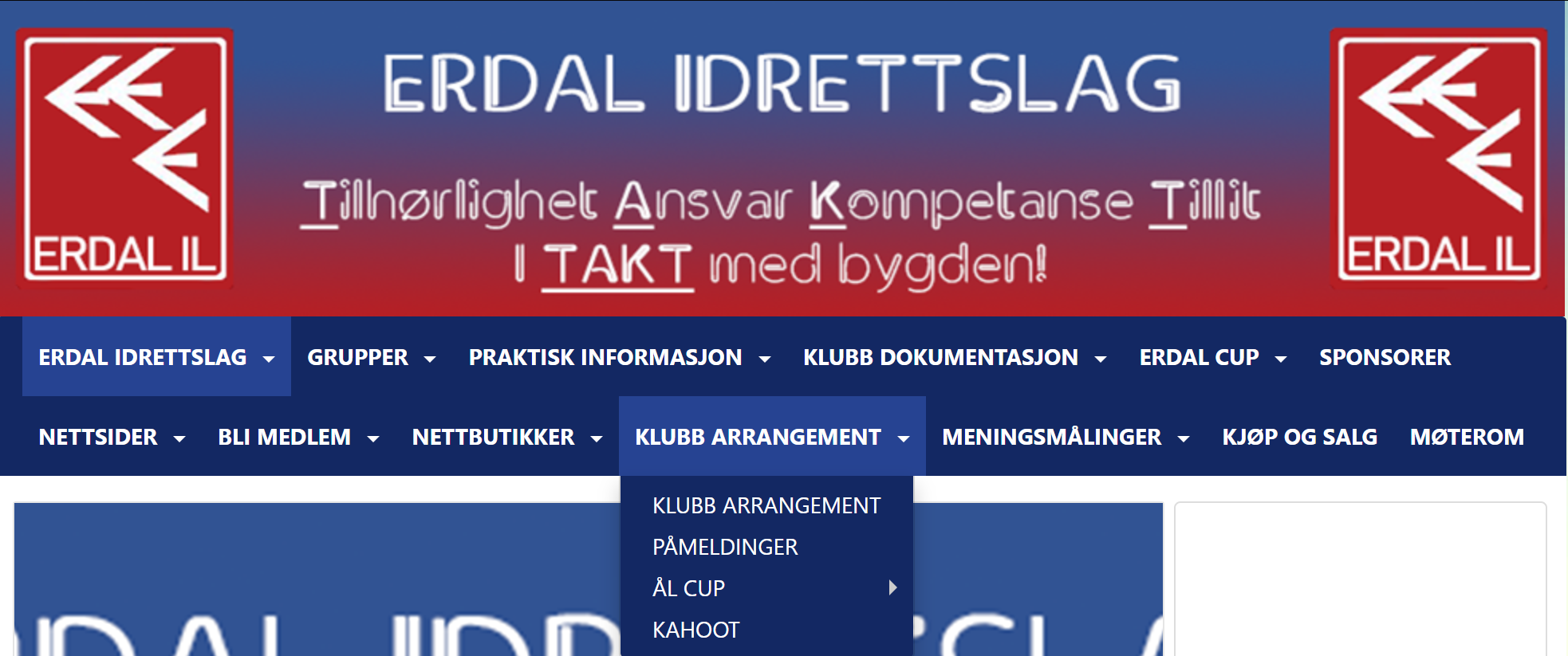 Informasjonsvideo hjemmeside