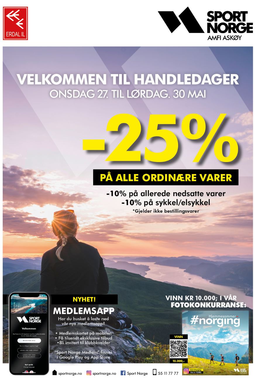 Sport Norge handledager 27.-30.mai.