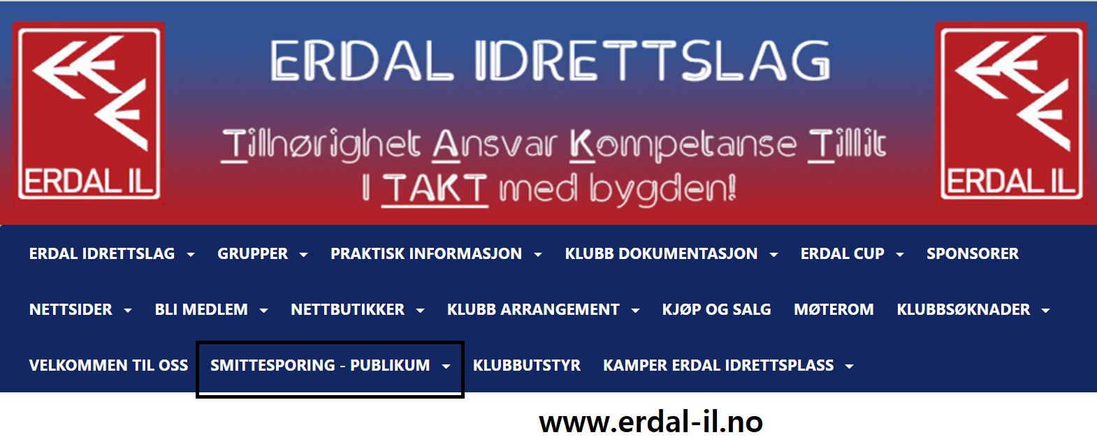 Smittesporing Erdal Idrettsplass