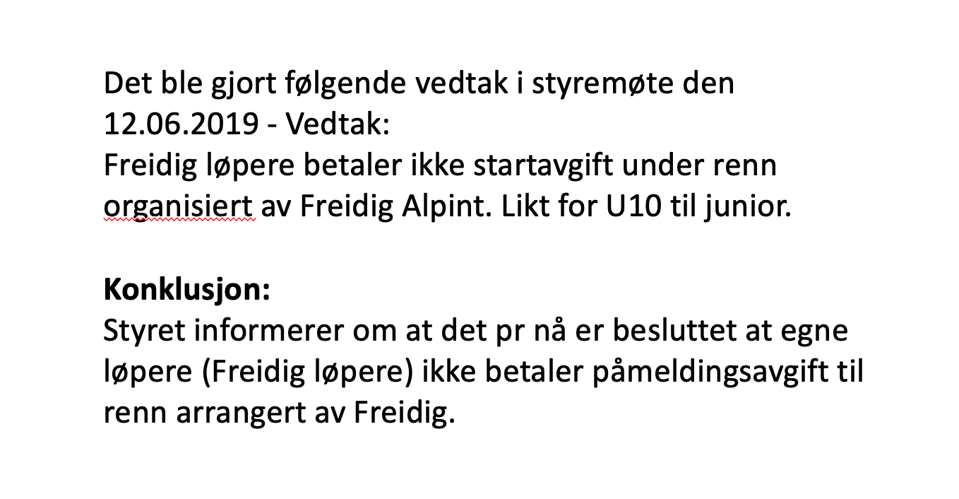 Viktig info til rennavgift