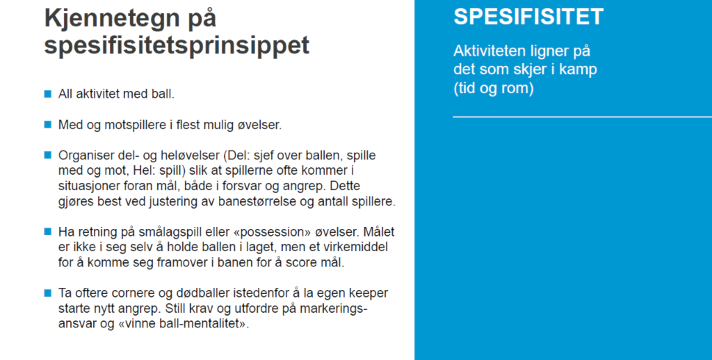 Spesifisitetsprinsippet