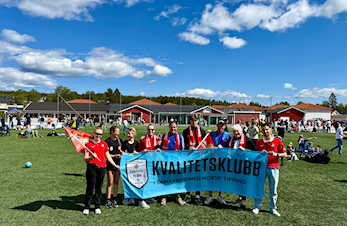 Vi ble kvalitetsklubb og hadde 56 lag på besøk