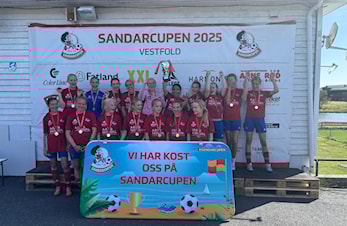Bjerke representert på Sandar- cup