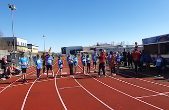Strålende stafettdag i Mørkvedlia