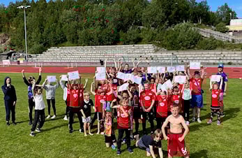 Friidrettsskole i skoleferien
