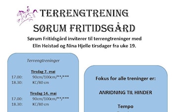 Terrengtreninger på Sørum Fritidsgård