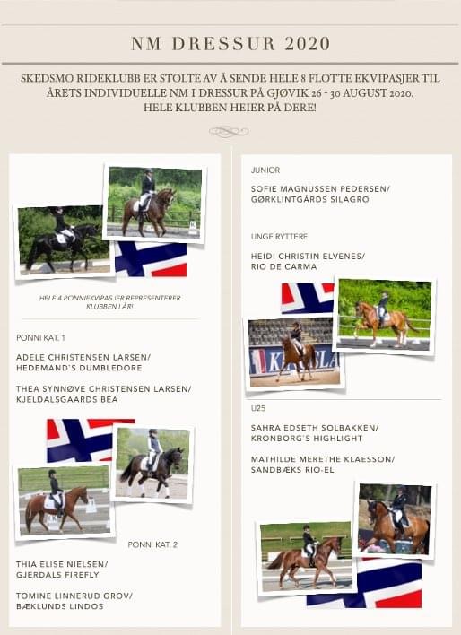 NM i dressur er i gang