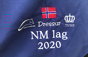 Gull til Skedsmo Rideklubb sitt hestelag under LagNM dressur