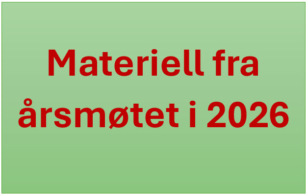 Materiell fra årsmøtet i 2026