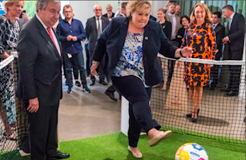 Erna åpner opp - Fotballgruppa starter innetreninger igjen