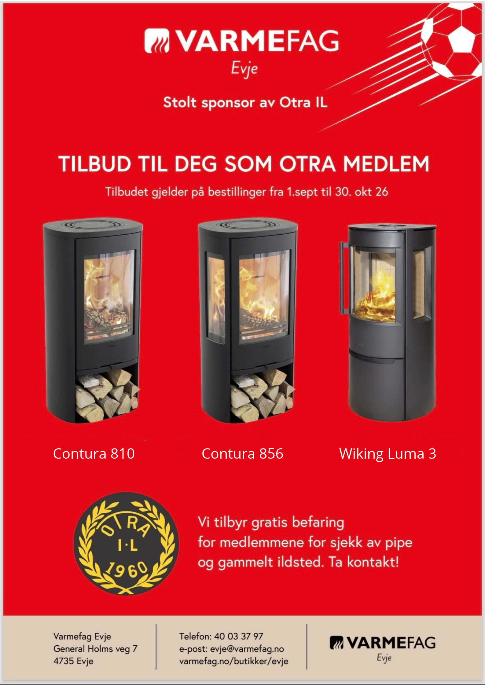 Når høsten blir kaldere og vinteren nærmer seg, er det kanskje på tide med en ny vedovn?