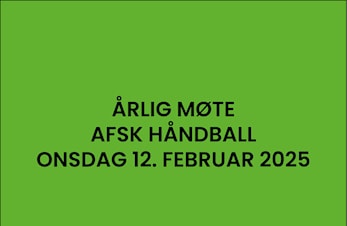 Velkommen til håndballens årlige møte - Saksheftet er klart