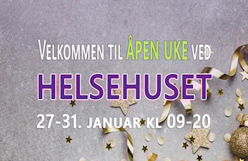 Vår partner Helsehuset Trening kjører åpen uke, innehavere av Sunndalskortet kan kjøpe årsabb med 10% rabatt!