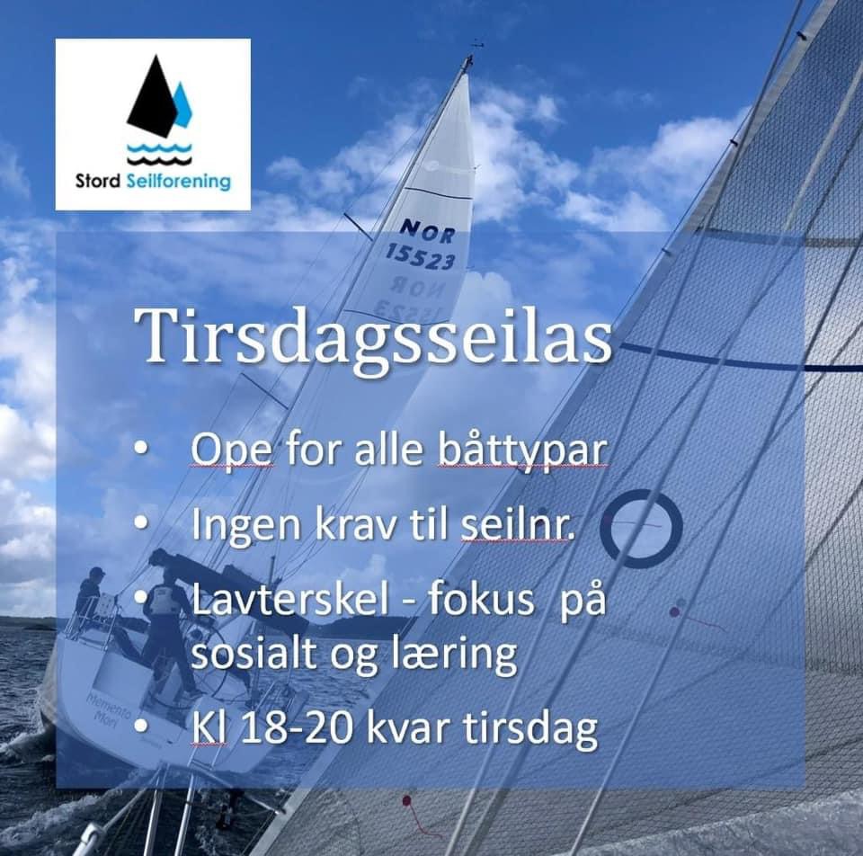 Tirsdagsseilas serie 2026 - oppstart 5.mai kl 18. 