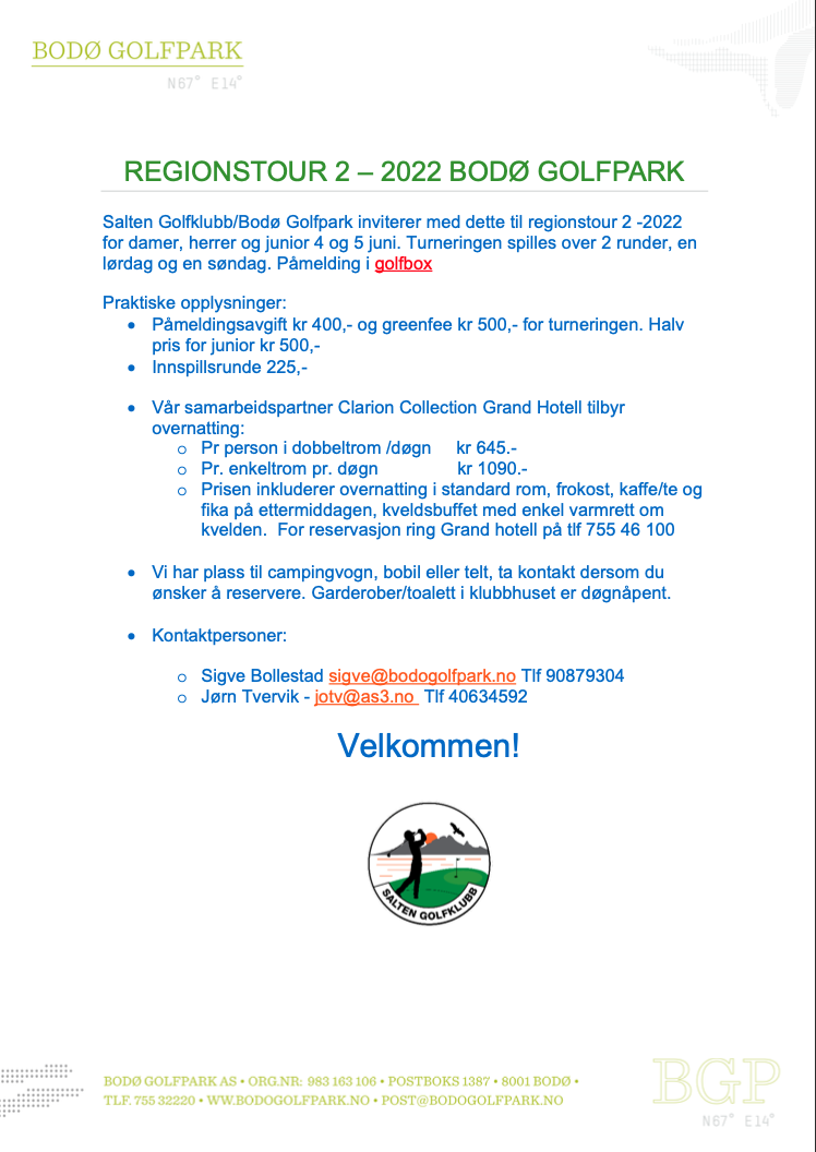 Regionstour 2 - 2022