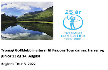 Invitasjon til Region Tour i Tromsø 13. og 14. august
