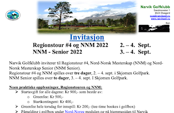 Invitasjon Regionstour - NNM single - NNM Senior