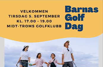 Velkommen til Barnas Golf Dag på Finnkroken Golfpark tirsdag 5. september kl. 17.00-19.00