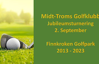 Jubileumsturnering lørdag 2. september
