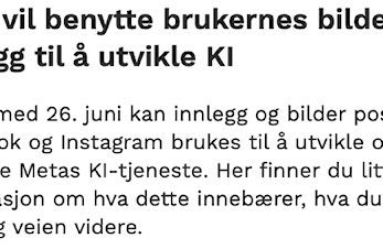 Protestskjema for Facebook og Instagram - Messenger uten Facebook