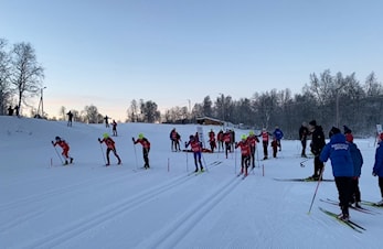 Medkila Skilag gjennomførte testrenn i Folkeparken lørdag 6. januar