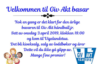 Basar 3. april 2019