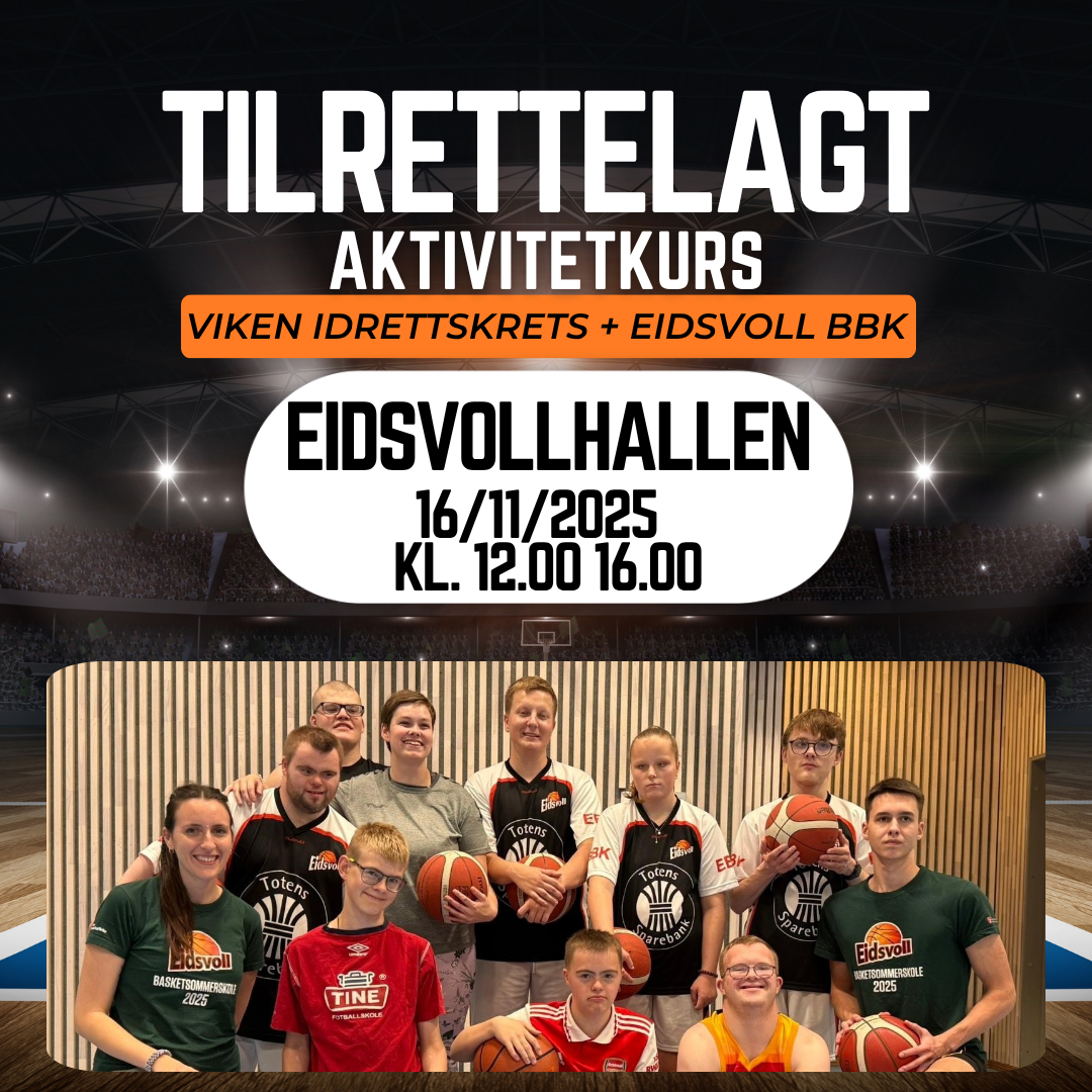 Bli med på kurs i tilrettelagt aktivitet 16. november