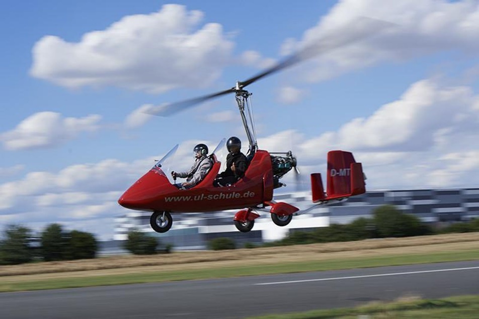 Det var et gyrokopter av denne typen som havarerte i Finland i sommer. <i>Foto: &nbsp;AutoGyro</i>