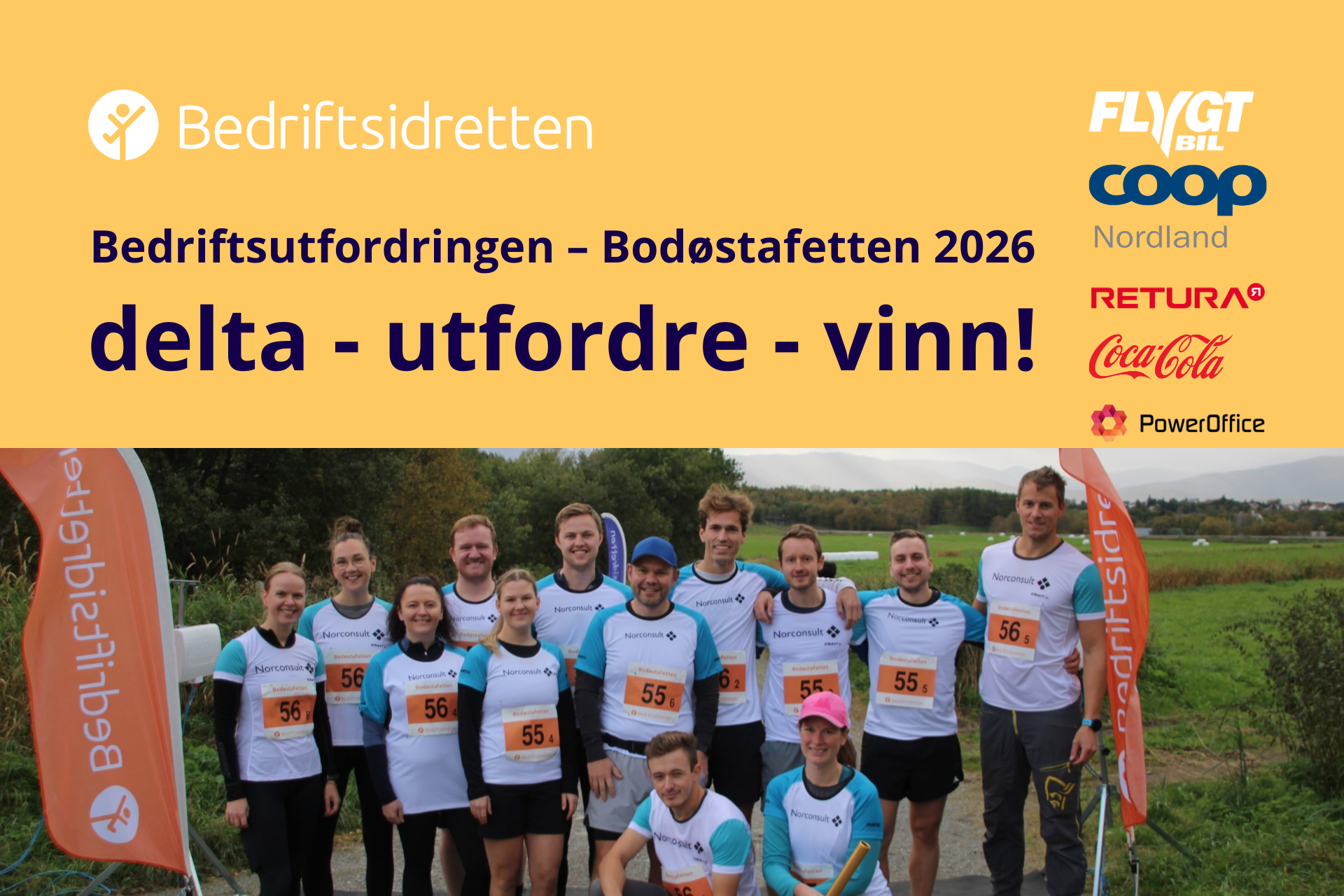 Image for Bedriftsutfordringen – Bodøstafetten 2026