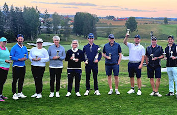Golfmesterskapet ble arrangert på Miklagard golfklubb