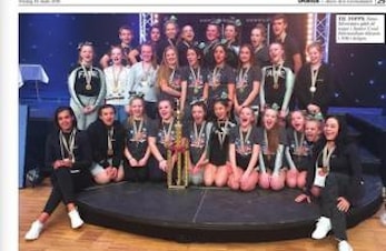 Linderud IL Cheerleading Fame ble NM mester!
