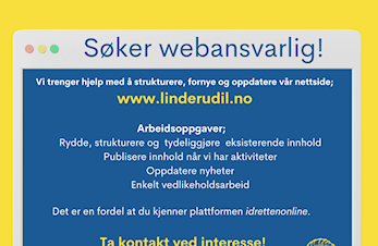 Vi søker webansvarlig!