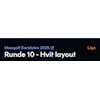 Ukesgolf runde 10, hvit layout