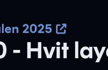 Runde 20 og hvit layout, opptur, putteliga og har du noen disker til overs