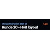 Runde 20 og hvit layout, opptur, putteliga og har du noen disker til overs